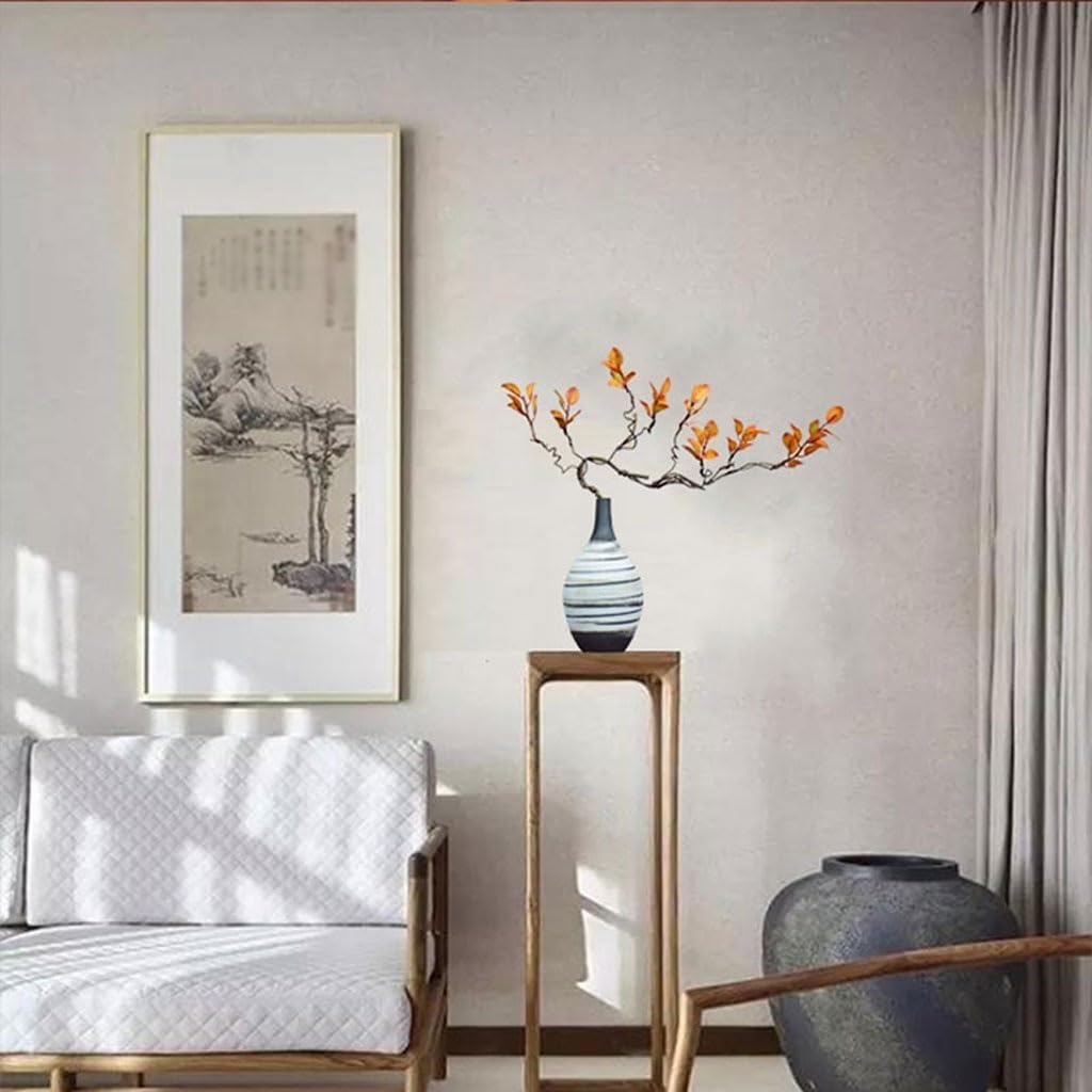 Accueil Vases Vase en céramique rétro, Petit Zen, Arrangement de Fleurs, décoration d'entrée Bureau, Salon Maison Décor intérieur