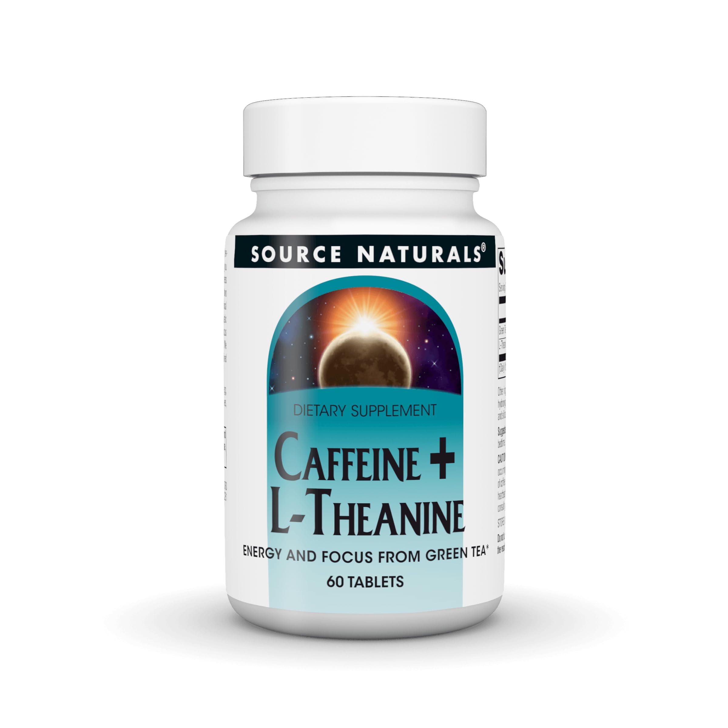 Source Naturals Caffeine+ L-Theanine, 60 Tabs-image-24