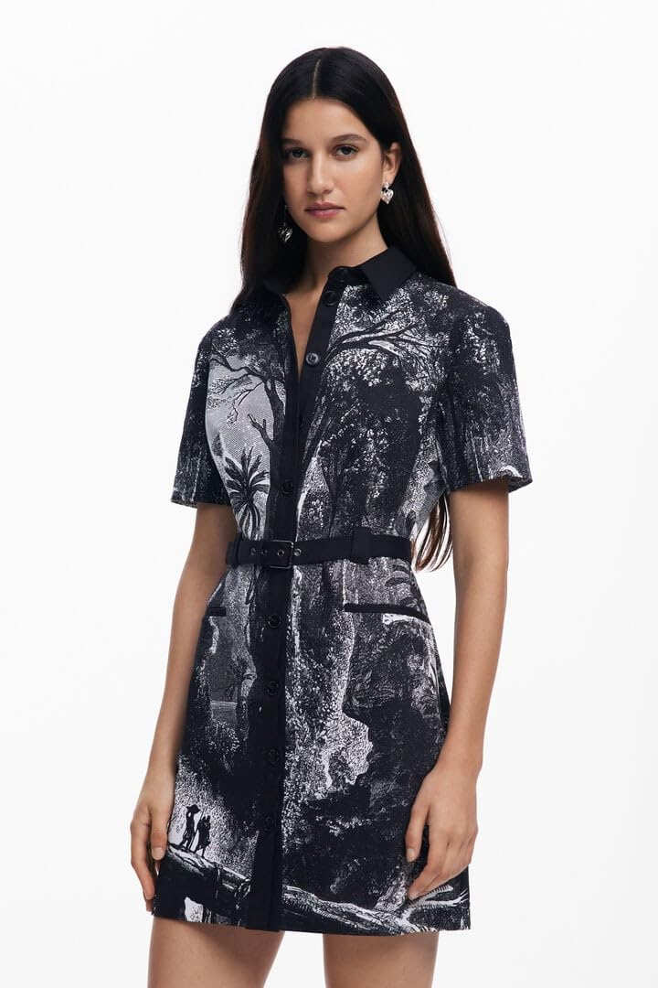 Desigual Vest_Tropic_litography_la Casual Dress Mujer
