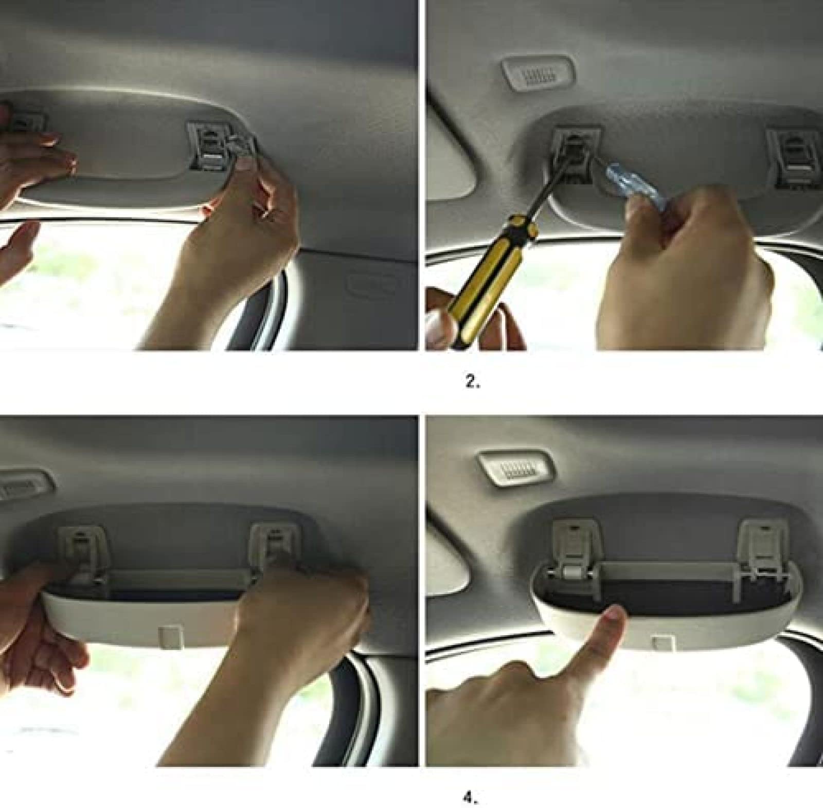 Soporte para Gafas de Coche, para BMW 1 2 Series F20 F21 2011-2022, Soporte para Gafas de Sol para Coche, Caja de Almacenamiento para Gafas, Accesorios para Coche