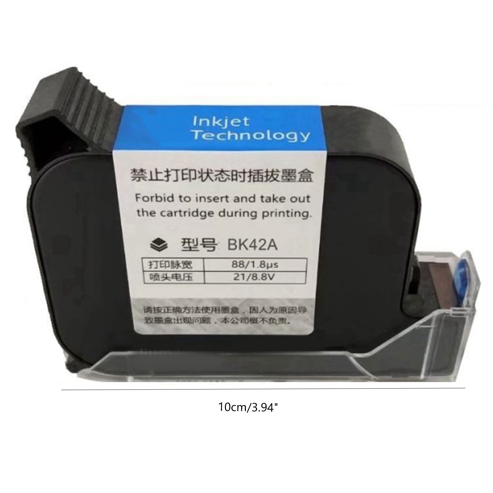 BK42A Cartouche de solvant 12,7 mm à séchage rapide pour imprimantes non cryptées Noir 42 ml