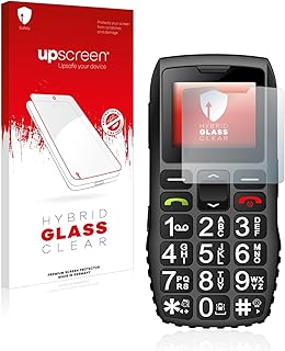 upscreen Screen Protector Film compatible with artfone C1 + - 9H Glass Protection, Extreme Scratch Resistant