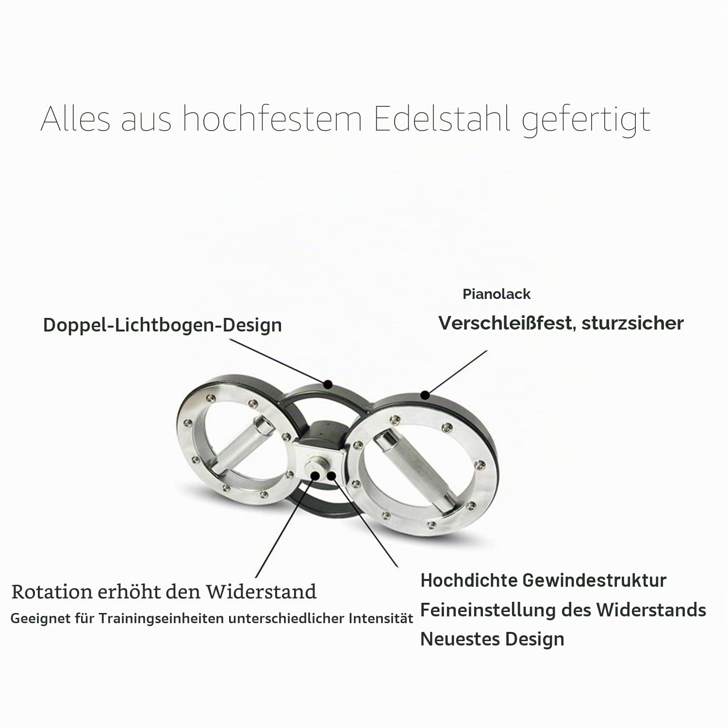 Spinning Burn Muscle Training, einstellbarer Widerstand Speed Spinner für Hand- und Unterarmtrainer für Zuhause oder Fitnessstudio