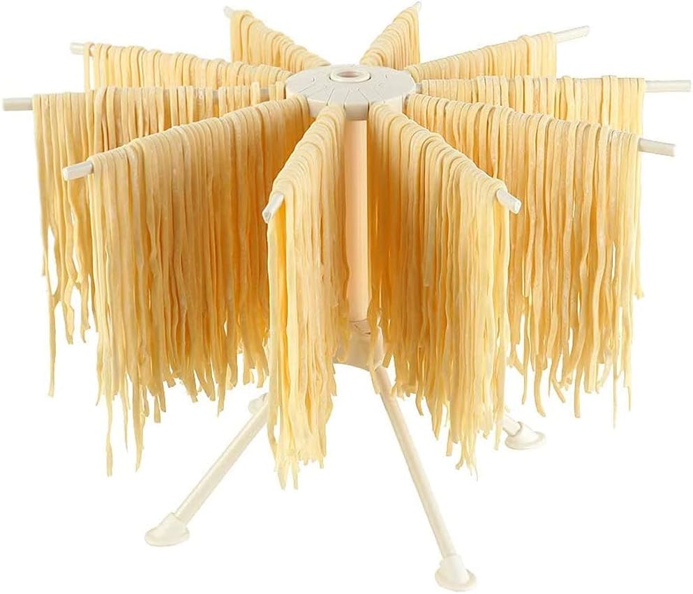 Eatbuy Noodle Drying Rack-Noodle Spaghetti Pasta Drying Rack Stand Dryer Foldable Kitchen Tool(White)