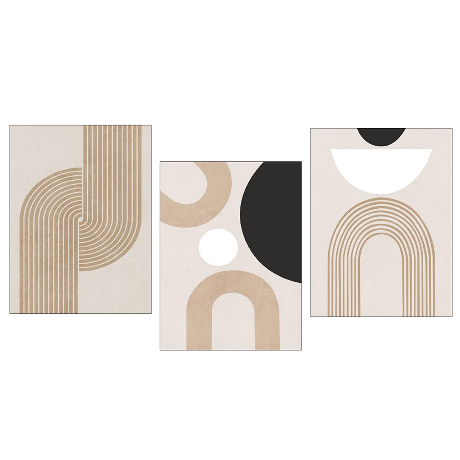 YunBey Juego de 3 Cuadros Abstractos Modernos Quadros Moderno Sin Marco Bohemias Cuadros Decorativas Pared para Salon Dormitorio Oficina 30x40cm