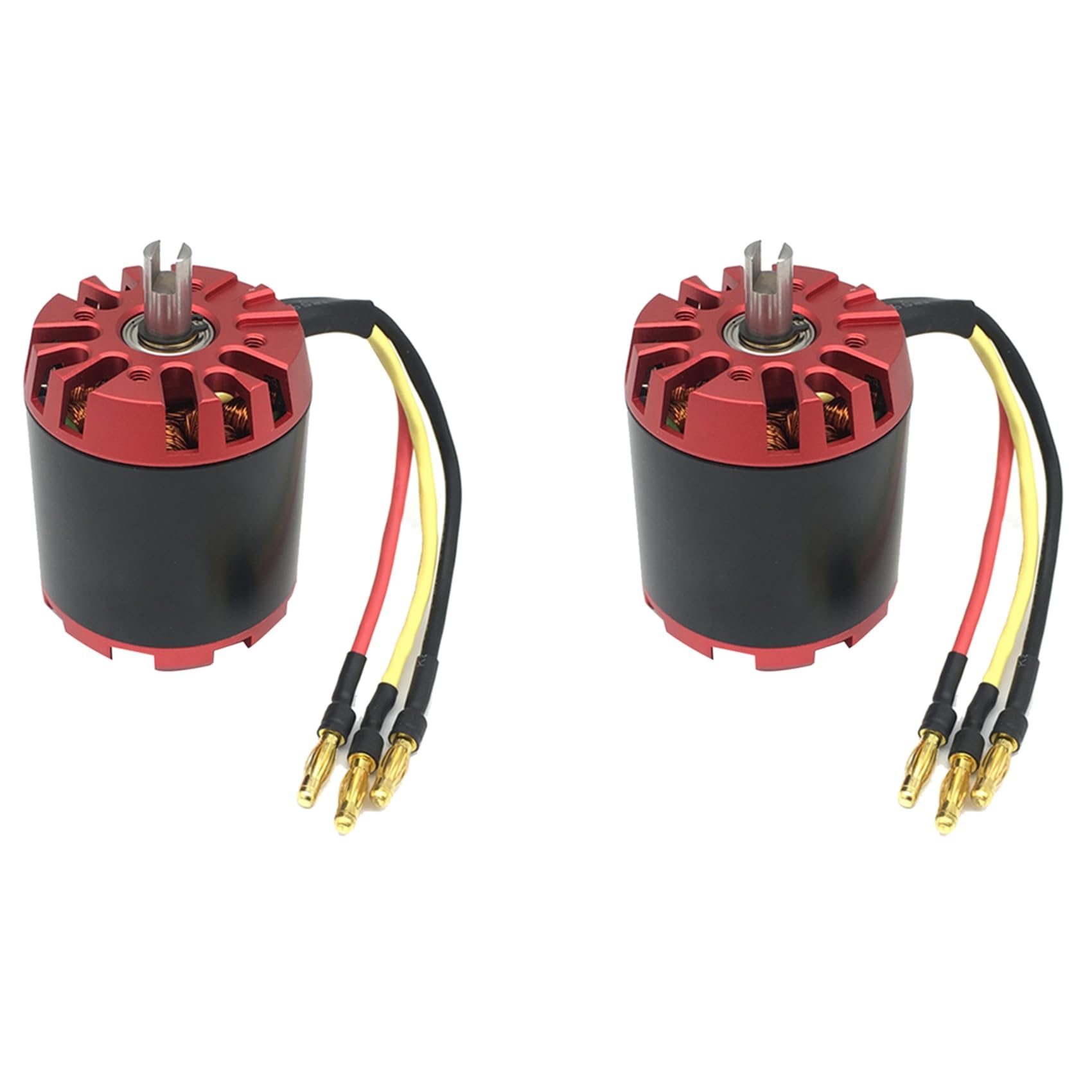 Jnchdghwa Red 2X 5065 270Kv Brushless Sensorless Motor Bldc Outrunner Thrust Balance Electric Scooter Accessory