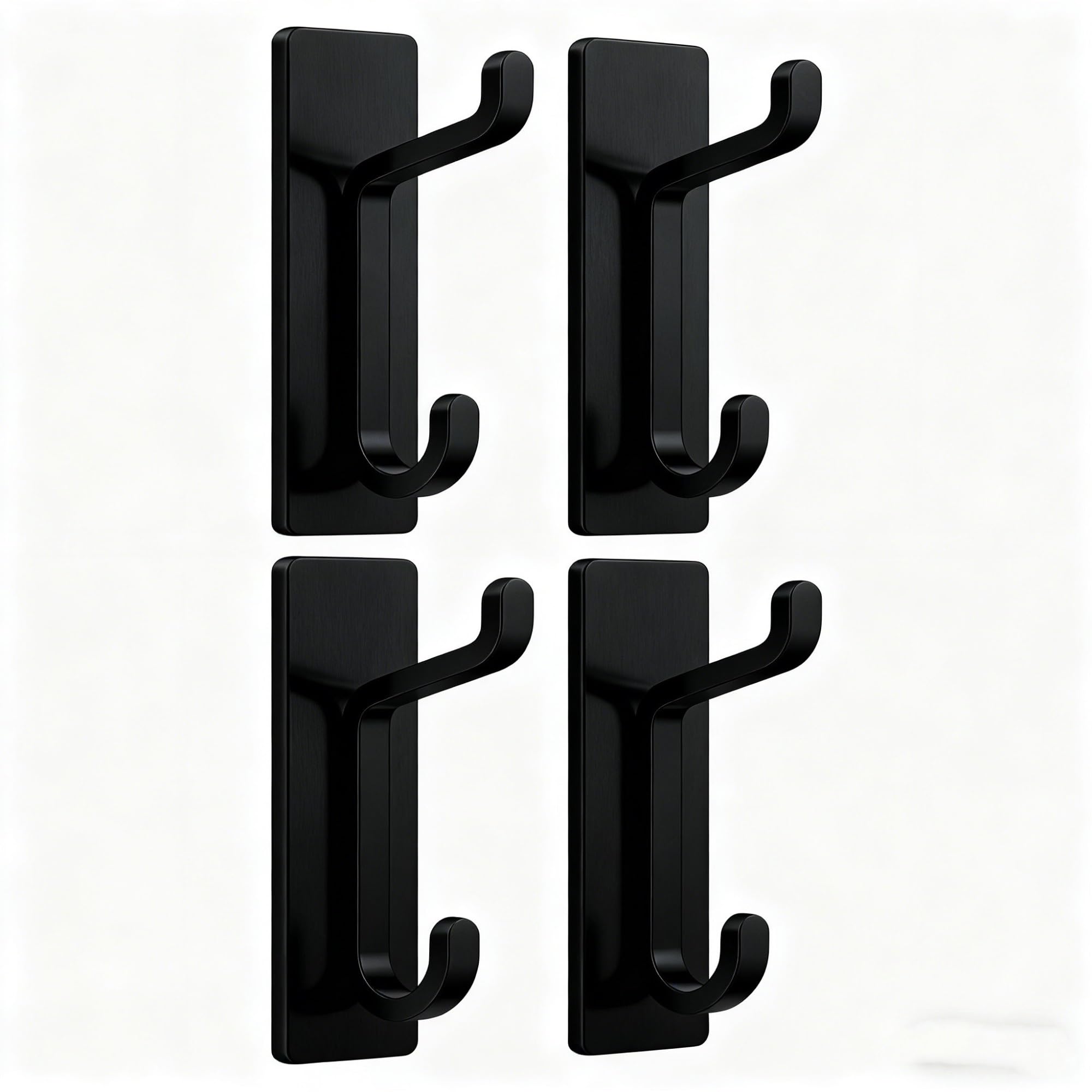 FGUJSUR Coat Hooks 2/4pcs Self Adhesive Wall Hooks