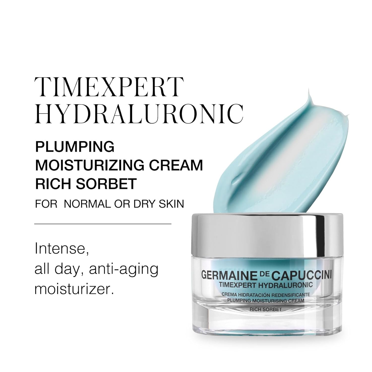 Germaine de Capuccini - Timexpert Hydraluronic I Hyaluronic Acid - Plumping Moisturising Cream Rich Sorbet I Anti-Aging Face Cream - Dehydrated, normal to dry skin - 1.70 oz - Image 2