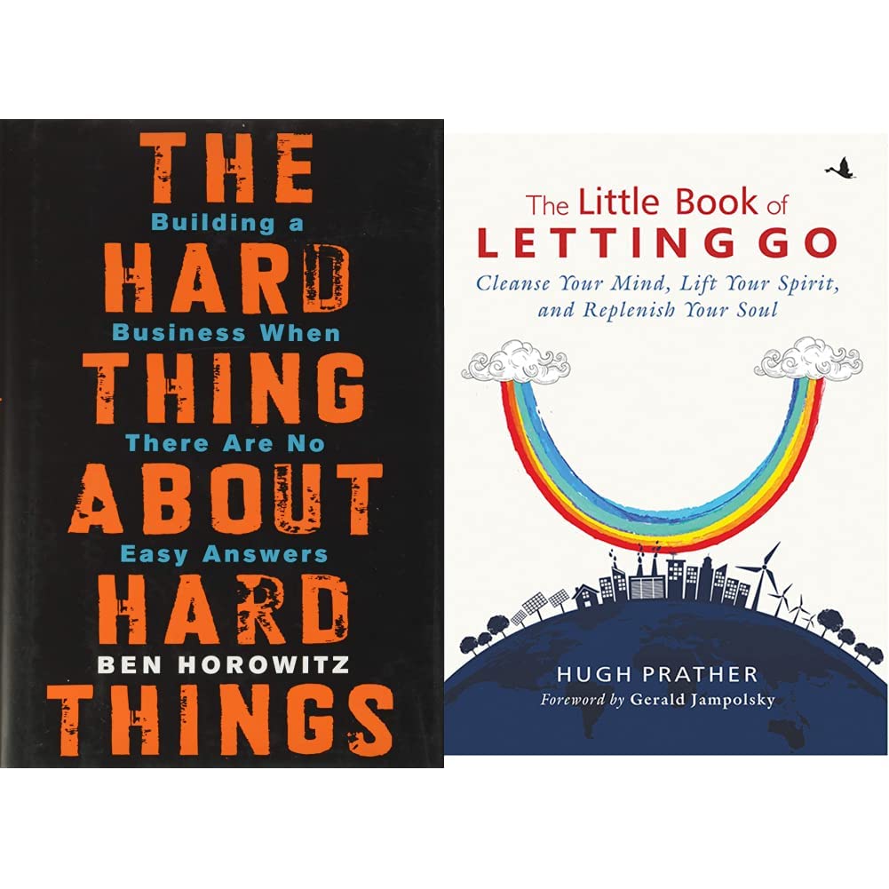 Harper Collins India The Hard Thing about Hard Thing + the Little Book of Letting Go (Set of 2 Books)