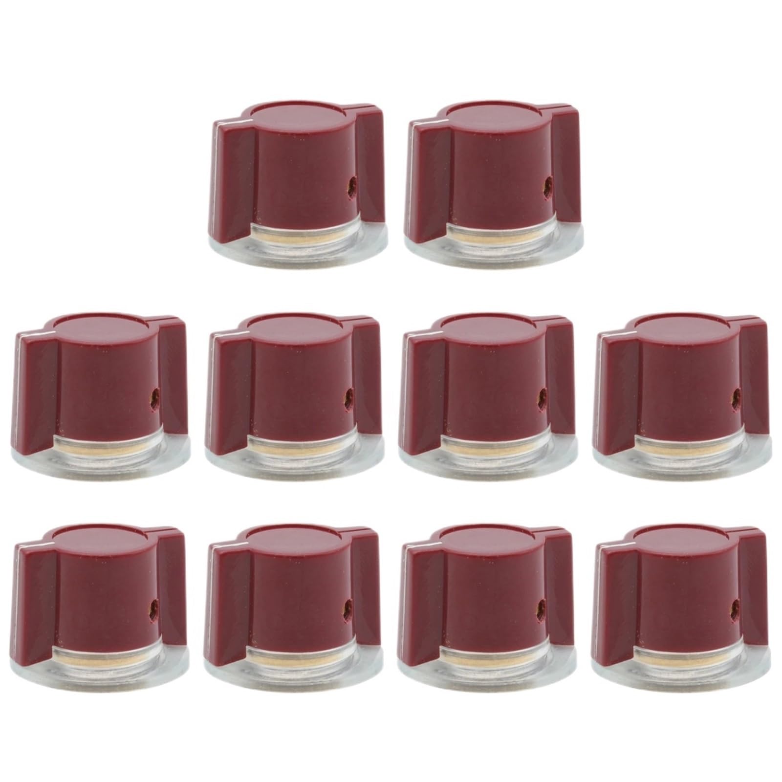 10 pomos de amplificador de guitarra vintage de 26 x 18 mm, perilla de