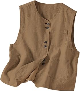 Chaleco corto para mujer chalecos informales para mujer en verano, elegante ropa exterior sin mangas para el día a día, perfecto para primavera y verano, para combinar con vestidos, chaqueta softshell