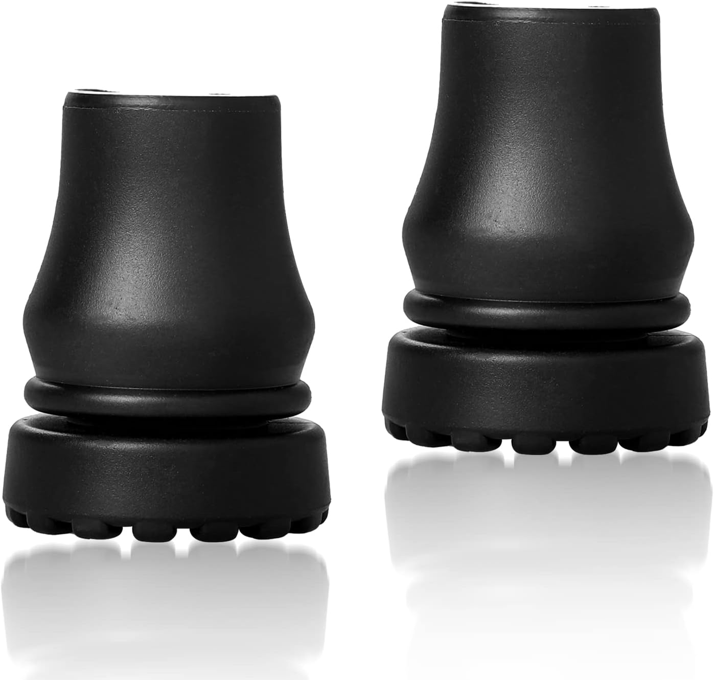 2pcs Cane Tips 7/8 Inch Heavy Duty Non Slip Rubber Cane