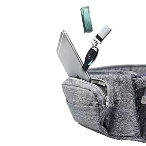 Sunnors Hip Baby Seat Carrier-Ergonomic Infant Carrier Waist Seat for Newborn to Toddler (0-36Months) Adjustable Waistband with Pockets