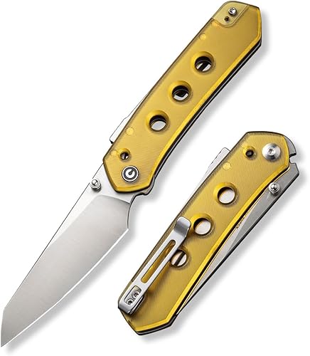 Miniatura 1 de CIVIVI Vision FG - Cuchillo de bolsillo para EDC, Superlock plegable con mango de 3.54 pulgadas Inversa Tanto Nitro-V Blade G-10, regalo ideal para