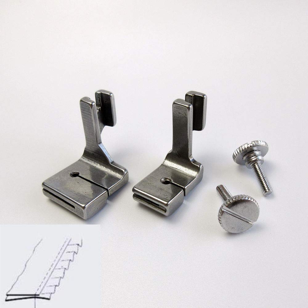 Wide & Regular Tape Edge Shirring Foot For High Shank Industrial Sewing Machine Juki Ddl-5550 8300 8500 8700 Tl-98E 98Q, Tl-2000Qi 2010Q
