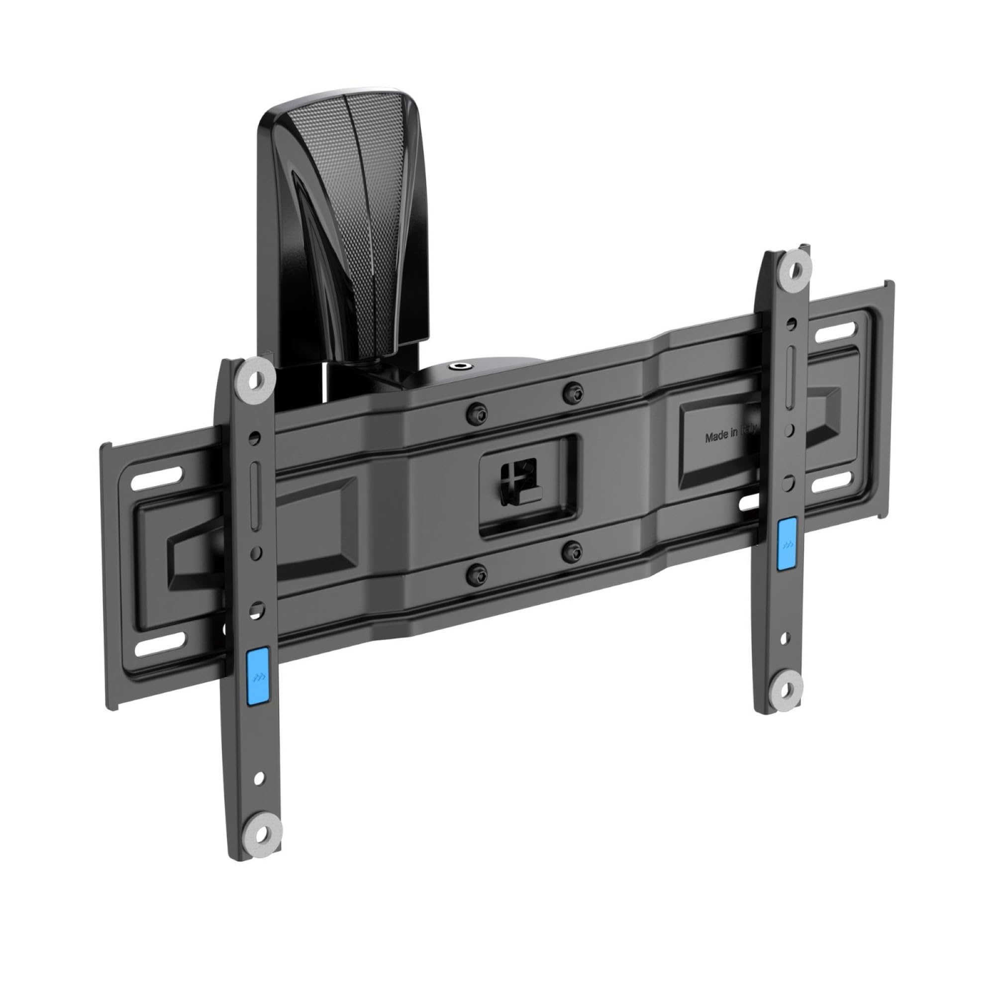 Meliconi Slimstyle Plus 400 Duo, Supporto TV Parete 32''-​88'' VESA 200-​300-​400, Portata Max 60Kg, Rotazione Orizzontale ±20° e Verticale +​10°/-​5°, Sistema Tilt & Turn e Fast Block, Made in Italy