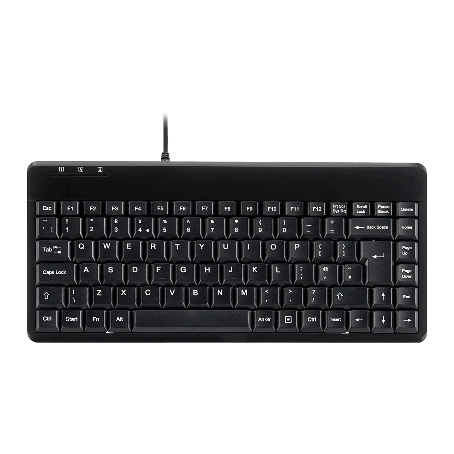 Perixx(USB) - PERIBOARD-409U Mini Wired Keyboard - USB - 315x147x21mm - UK Layout