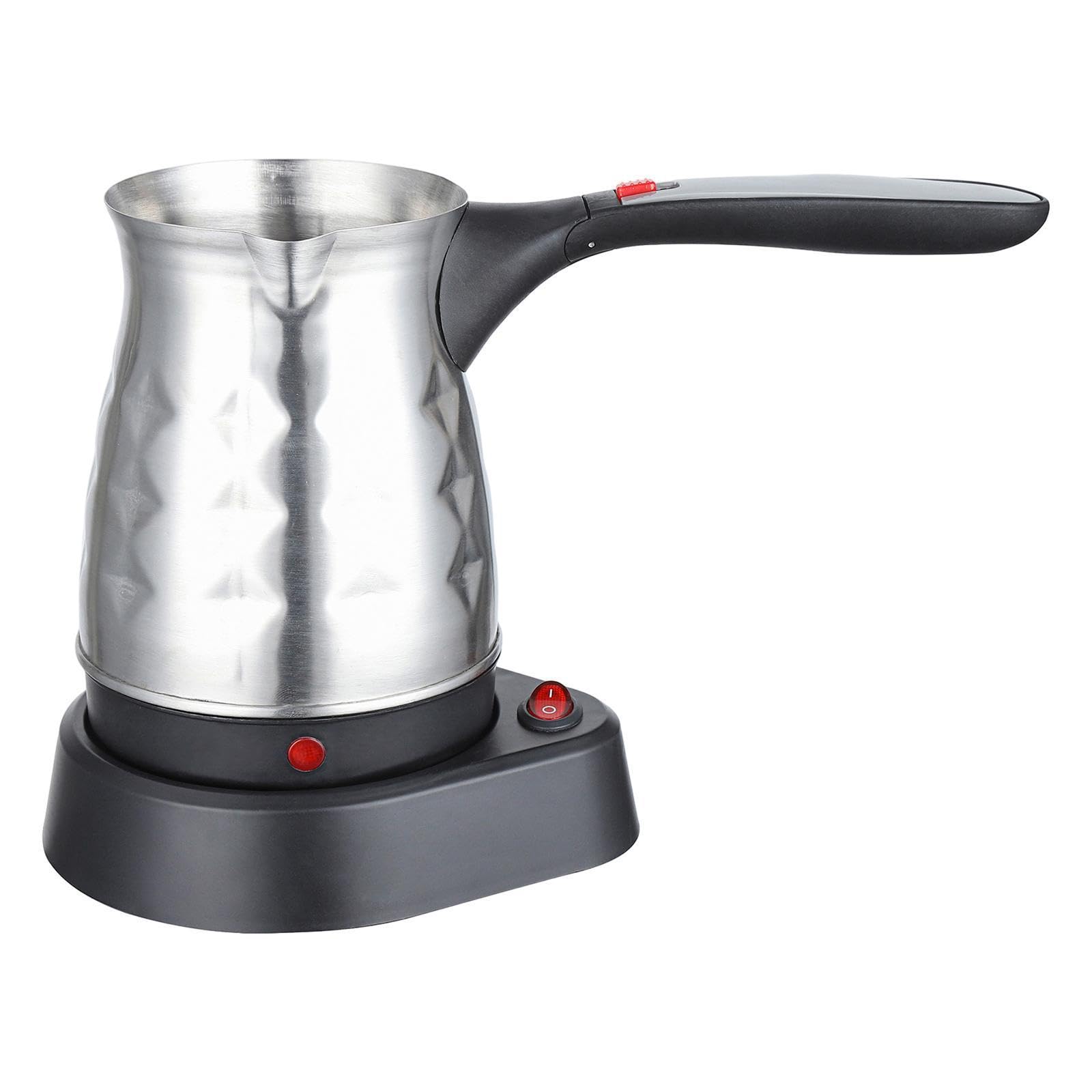 Colcolo 17oz Electric Turkish Coffee Maker - Kettle, Stainless Steel, Quick Boil Jug, Arabic & Greek Coffee Pot for Home & Bar