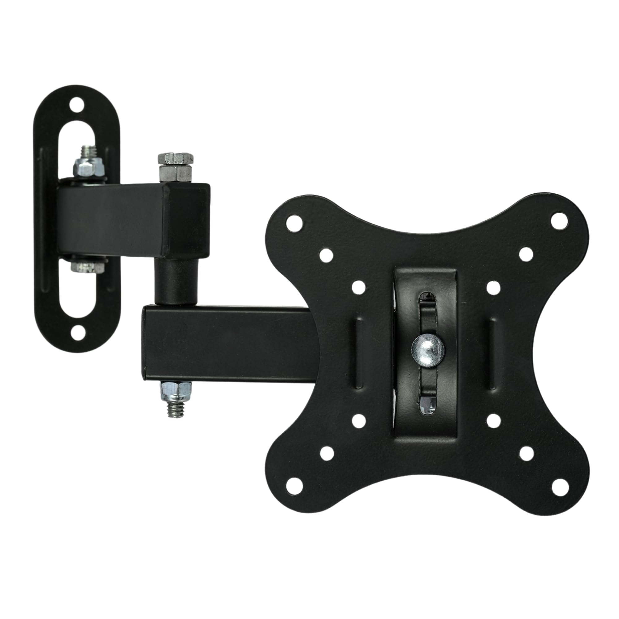 TV Wall Mount Stand for 12–27 Inch LED LCD TVs | Universal Monitor Arm Wall Mount | Space-Saving TV Corner & Movable Stand | Adjustable Monitor Holder for Home & Office