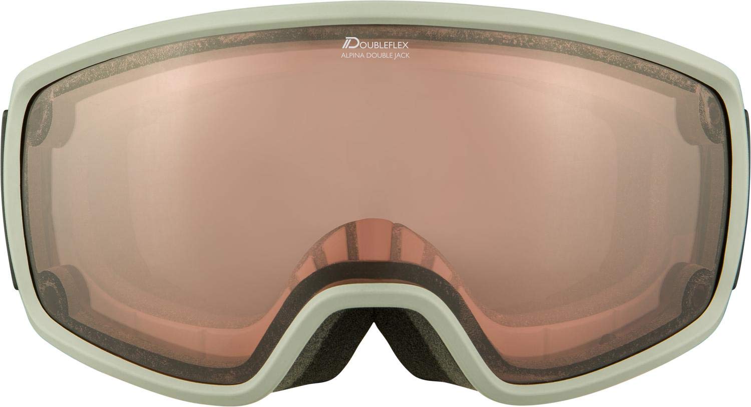Masque De Ski ALPINA Double Jack Planet Q-lite – Écran Contraste, Matériaux Durables, Anti-Buée, UV 100%