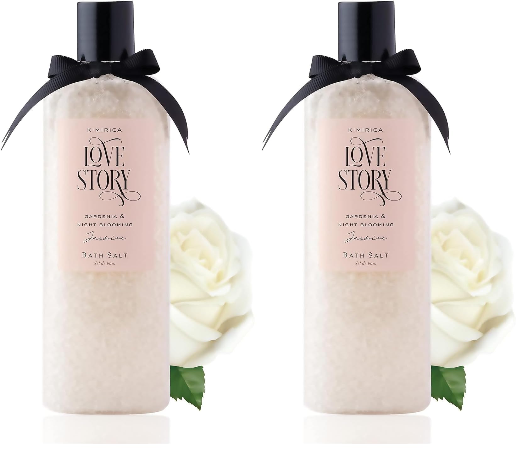 Kimirica Love Story Bath Salt For Body Spa, Relaxation and Pain Relief, 100% Vegan and Paraben Free with Goodness of White Tea, Ginko Biloba and Aloevera, 290 gram (Pack of 2)-image-47