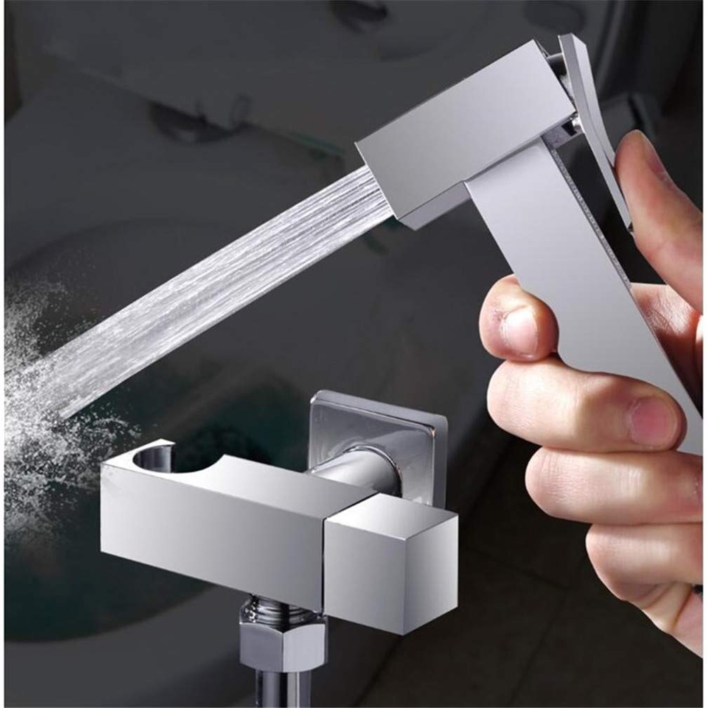 Wc Bidet Rubinetto Cromato Singolo Freddo Bagno Wc Doccia Blow-Fed Pistola A Spruzzo Ugello Rubinetto Bidet Pulizia Anale Culo Bidet