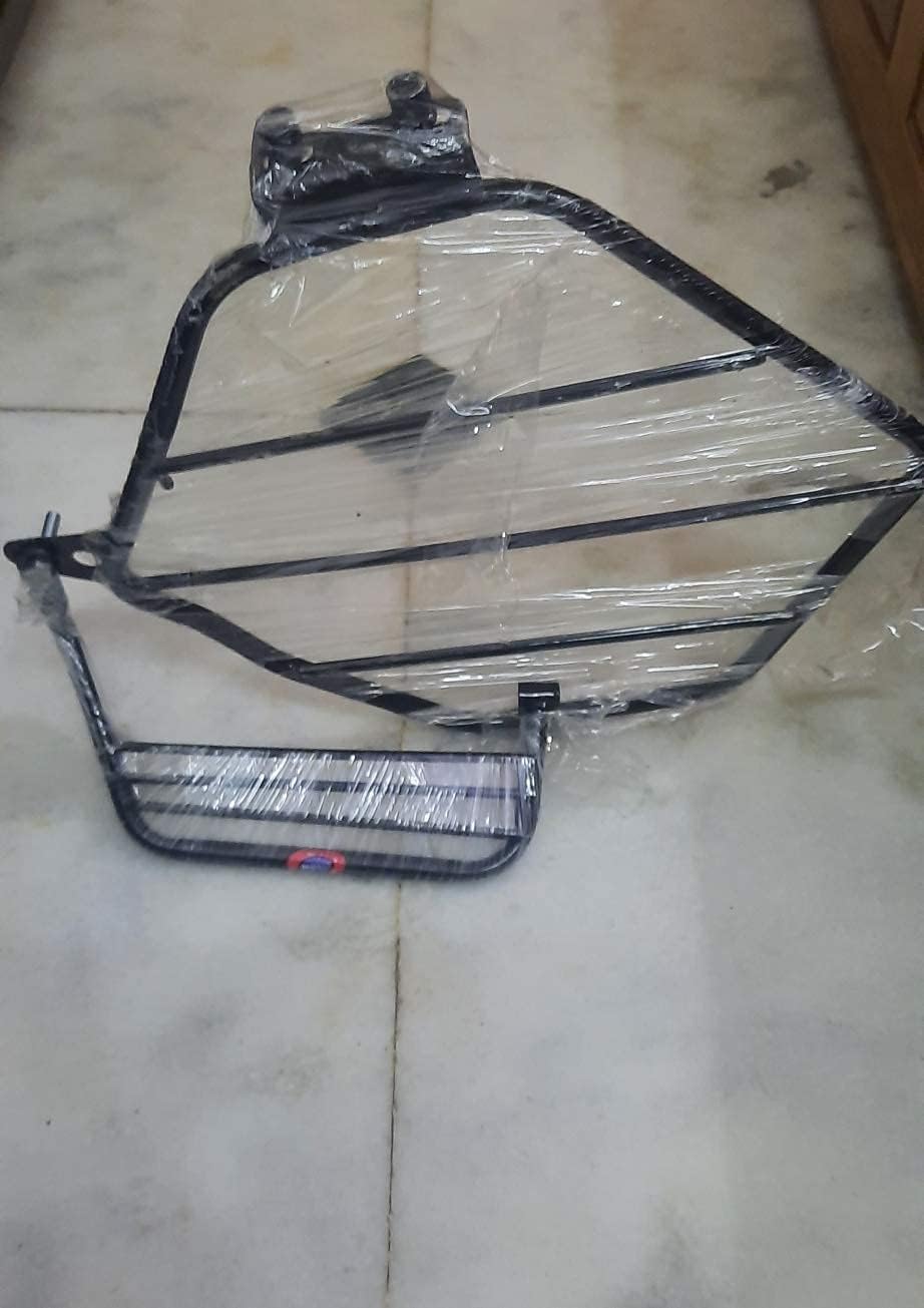 NITYANSH ENTERPRRIES, Bike Side Guard & Saree Guard with Ladies Foot Black Heavy Duty Performance for - Old Ymha FZ-S (V2) - (V1)