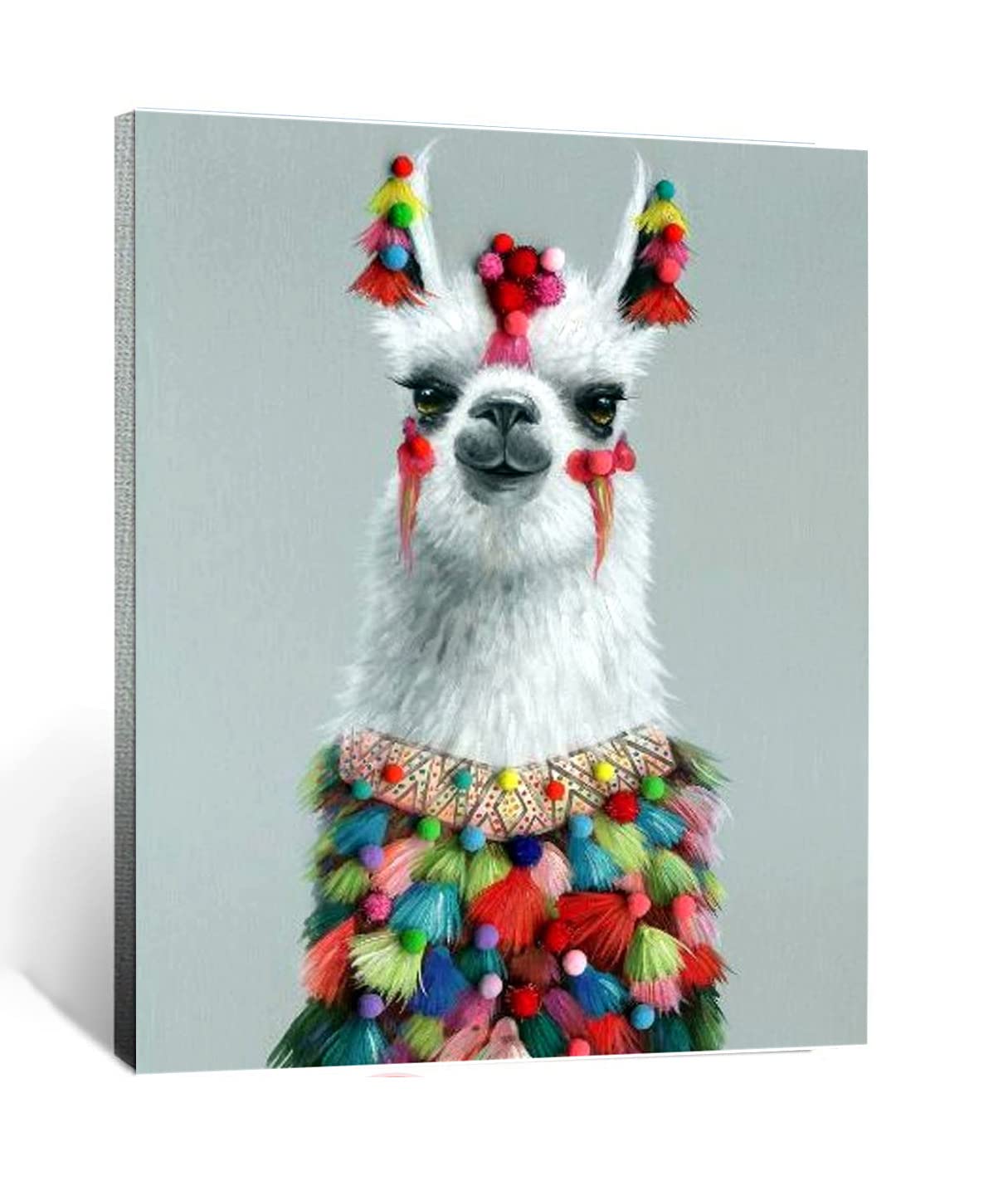 Kit De Pintura Por Números HOLXSW – Música Alpaca – Lienzo De 40x50 Cm Con Pinceles Y Pintura Acrílica – DIY Para Adultos