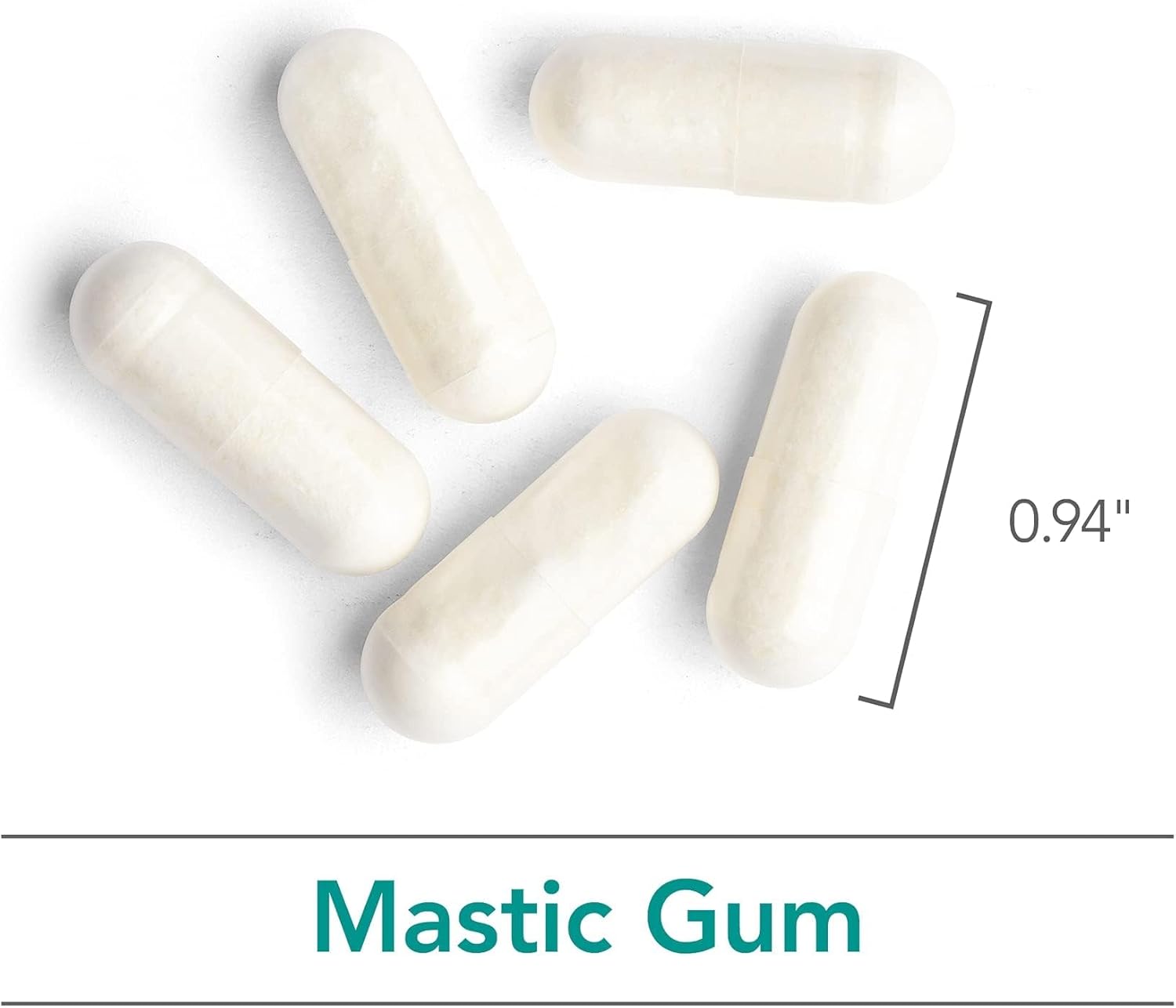 Allergy Research Group NutriCology Mastic Gum - Supports Digestive Comfort - Delivers 1000 mg Chios Mastic Gum Resin per Serving - Vegetarian & Hypoallergenic - 120 Servings - 240 Capsules