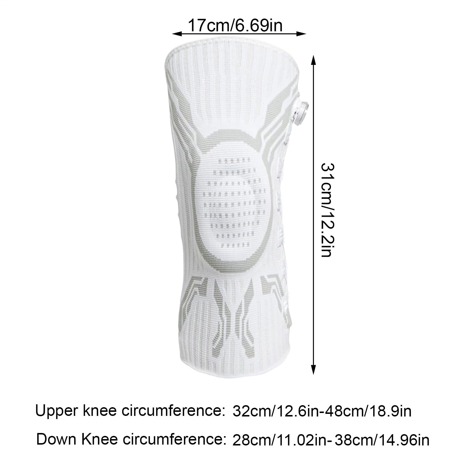 Kniebandage – Patella-Stützgurt für Laufaktivitäten, Kompressions-Kniebandage für Fitnessstudio, Workout, Fußball, Basketball, Sport, Radfahren, Wandern, Camping, Alltag, Fitness, Gelenkschutz
