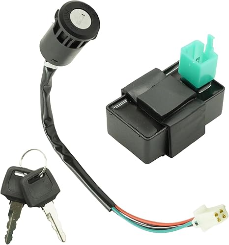 Miniatura 5 de Arnés de cableado eléctrico con relé, kit de reparación de solenoide de bobina de estator, repuesto para scooter de 4 tiempos, 50 cc, 70 cc, 110 cc,