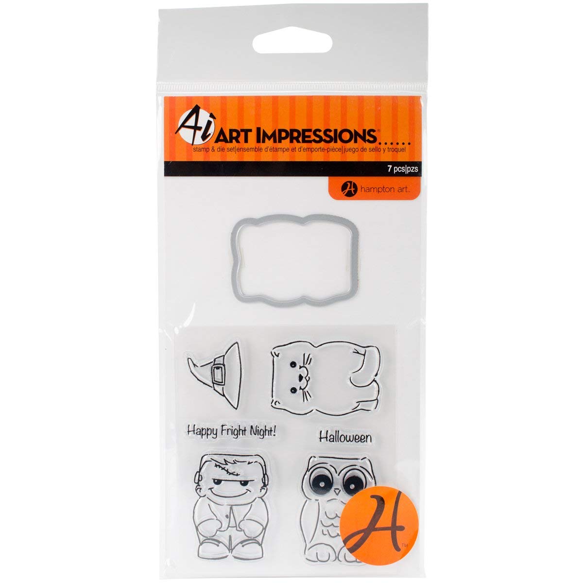 Art Impressions Fright Night Clear Stamp & Die pour vos albums scrapbooking automnaux