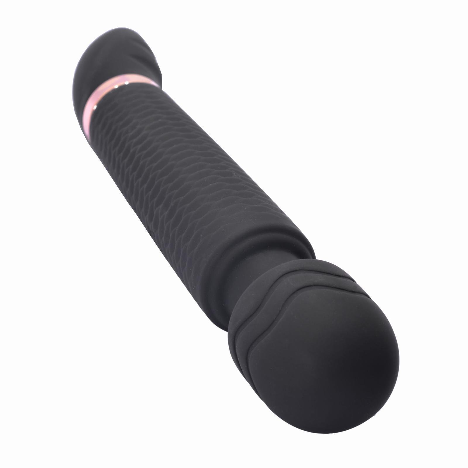 Therapeutic Massager Wand 3 Powerful Speeds & 9 Pulsating Patterns USB Rechargeable by Ferch Black