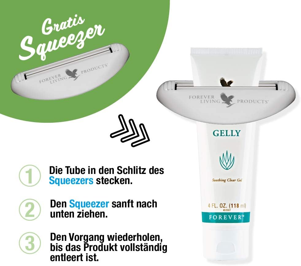 2 x Aloe Vera Gelly with Additional Squeezer in a Set with Certificate 5 6108A9DdR4L. AC SL1000