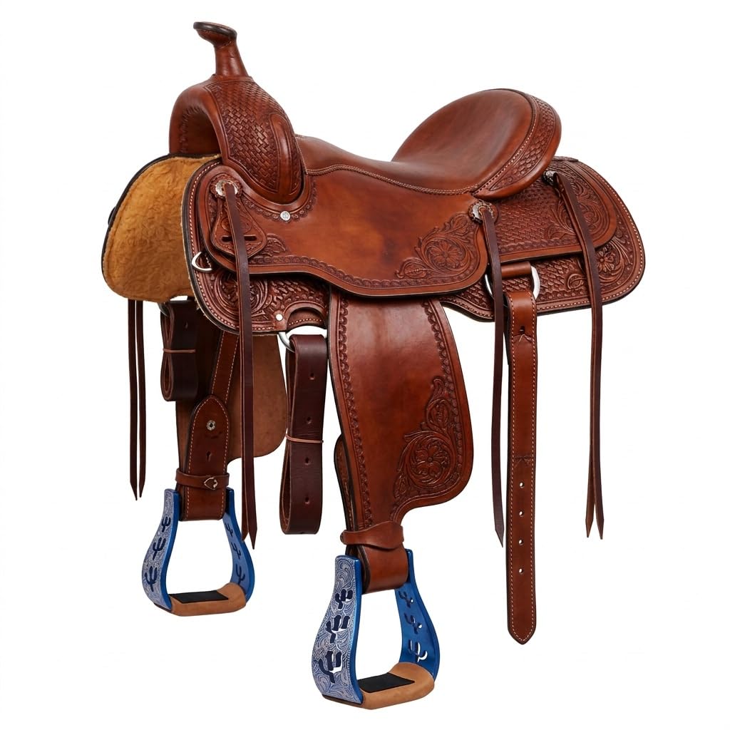 Horse Western 51243 - Staffe inclinate in alluminio con cactus inclinato, 12,7 cm