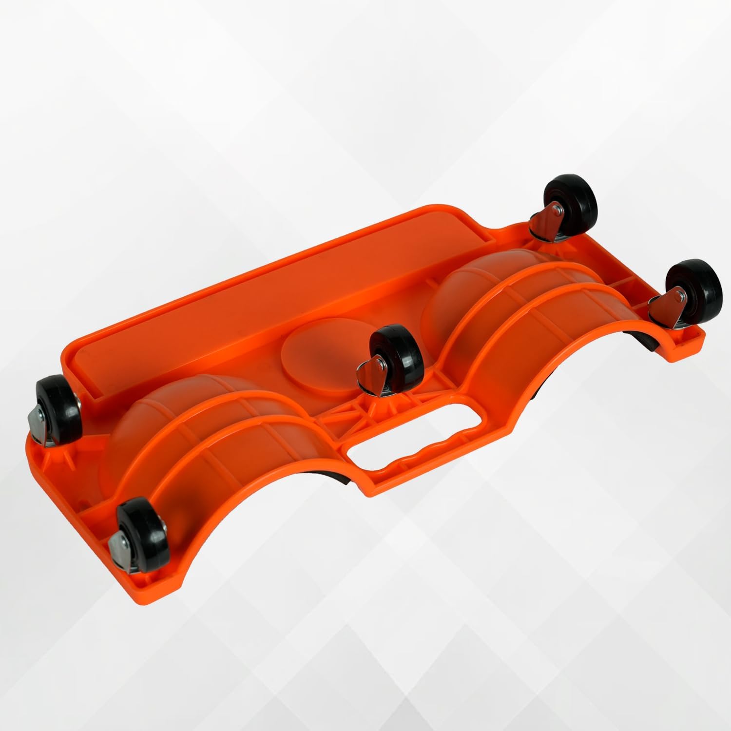Rolling Knee Creeper - Floor Kneeling Pads, 360 Swivel Castors, Built-in Tool Tray, Foam Cushion, Home-Workshop-Garage-Auto Repair Accessory, Orange