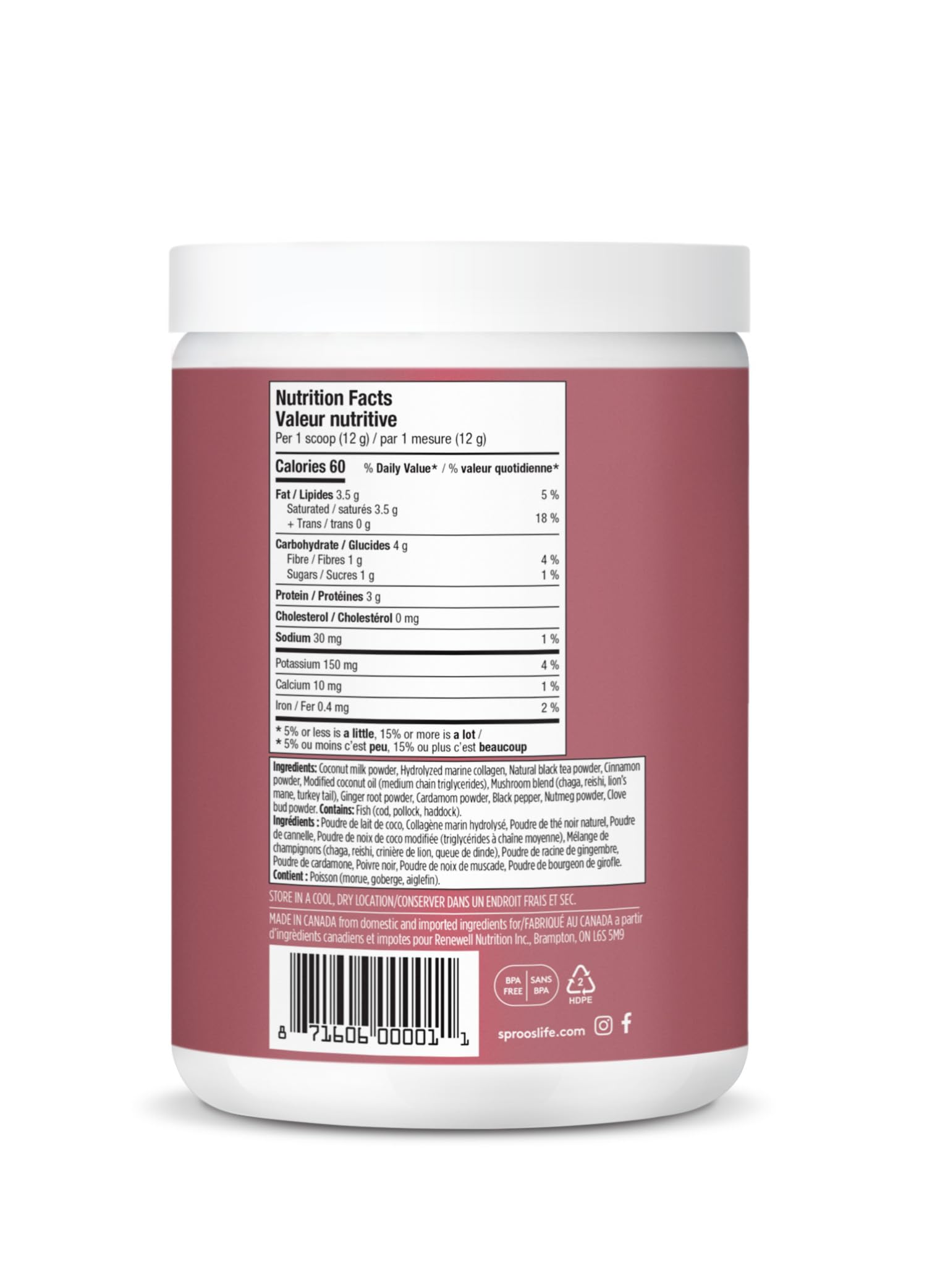 Sproos Super Chai Latte - 204g