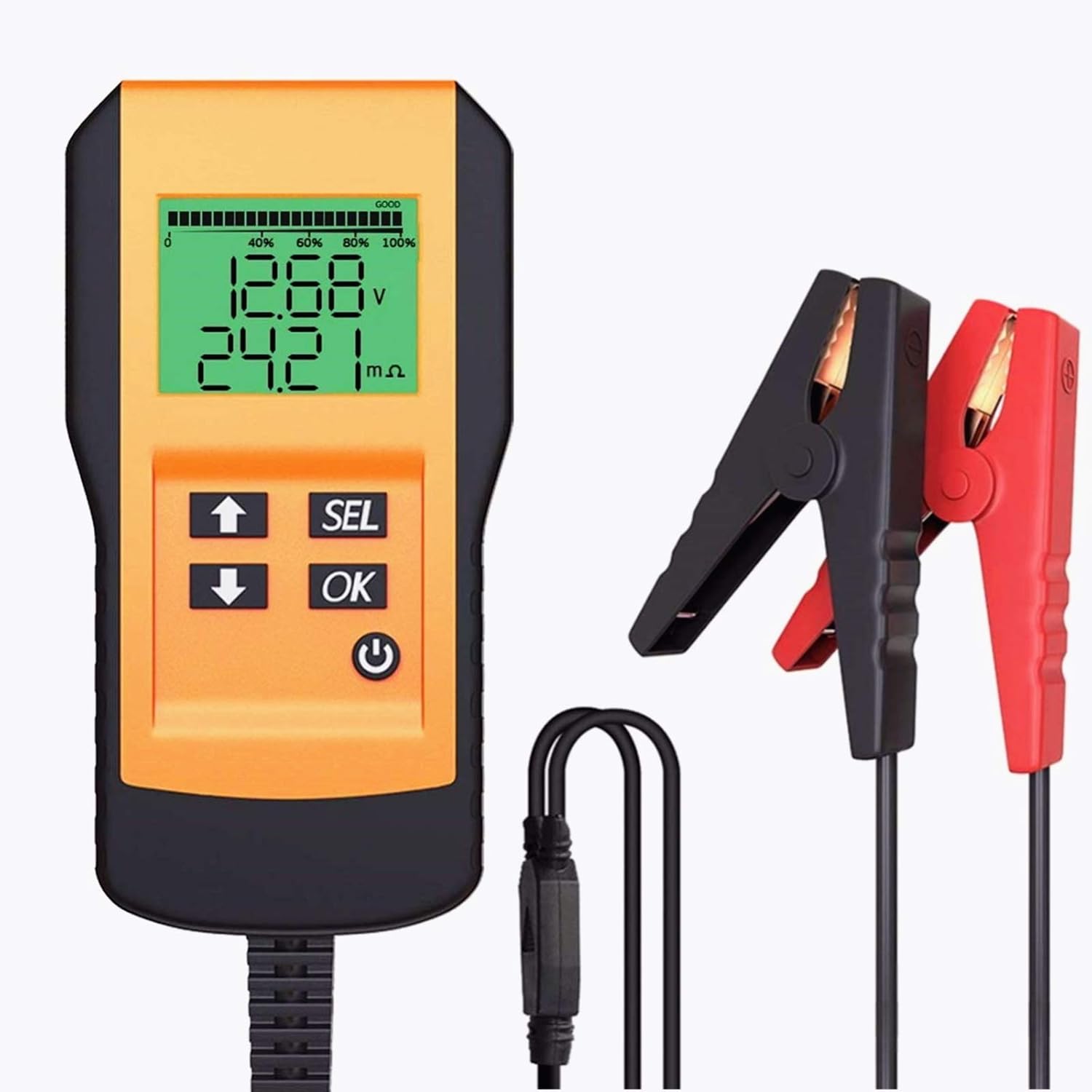 LEICESTERCN Batterietester Professional Starterbatterie Tester 12V 100