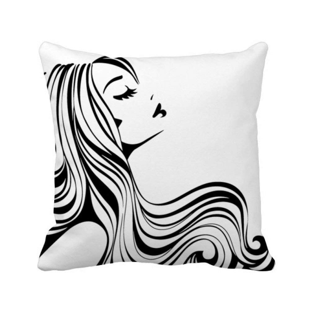 Housse de coussin carrée en fausse fourrure bouclée douce et ultra confortable