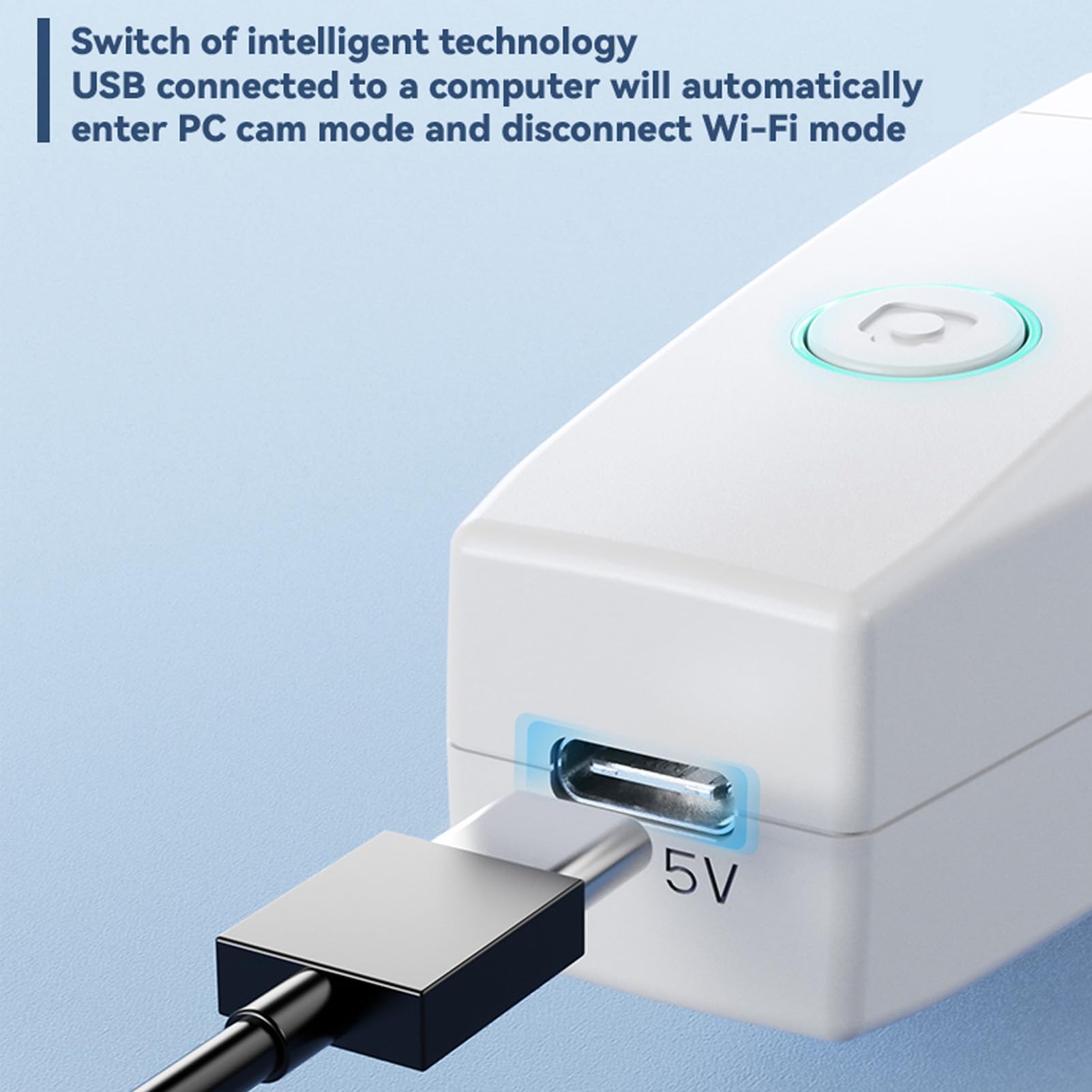 Schimer Microscopio Digitale Wireless Telecamera Portatile per Ispezione Cutanea da 2 MP 1000X per Uso Scolastico a Casa