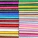 Caydo 36 Colors Fauxs Leather Sheets, Glitter Fabric Sheets Canvas Back for Earring Making and Bow Hair Clips Craft, 6.3 x 8.3 Inch