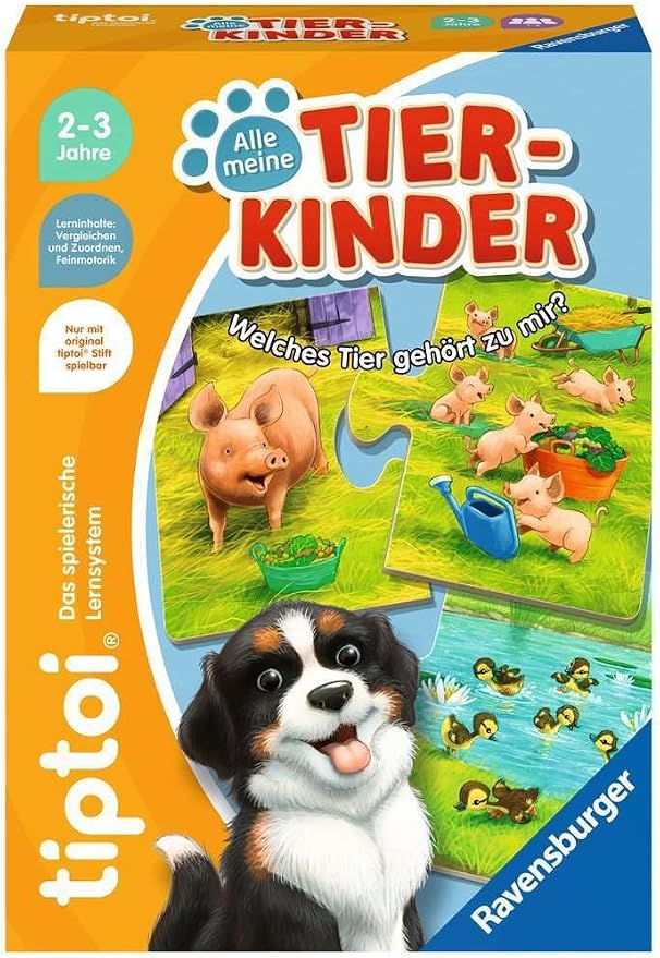 Ravensburger tiptoi 00108 - All my Animal Children - Juego Educativo a…