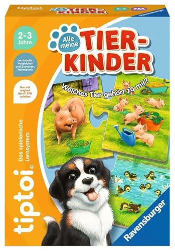 Ravensburger tiptoi 00108 - All my Animal Children - Juego Educativo a Partir de 2 años