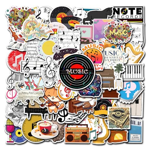 BIGZORO 50 PCS Music Stickers