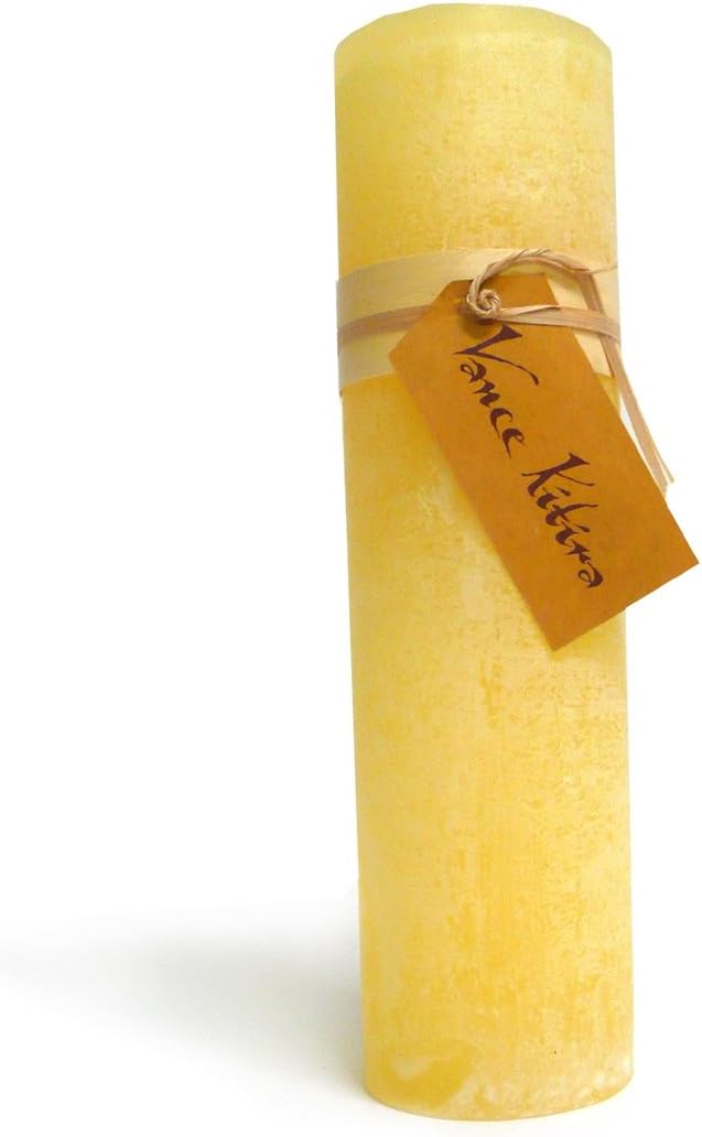 Vance Kitira CT248PA Unscented Timber Candle, 31/4 by 12Inch Pineapple Home