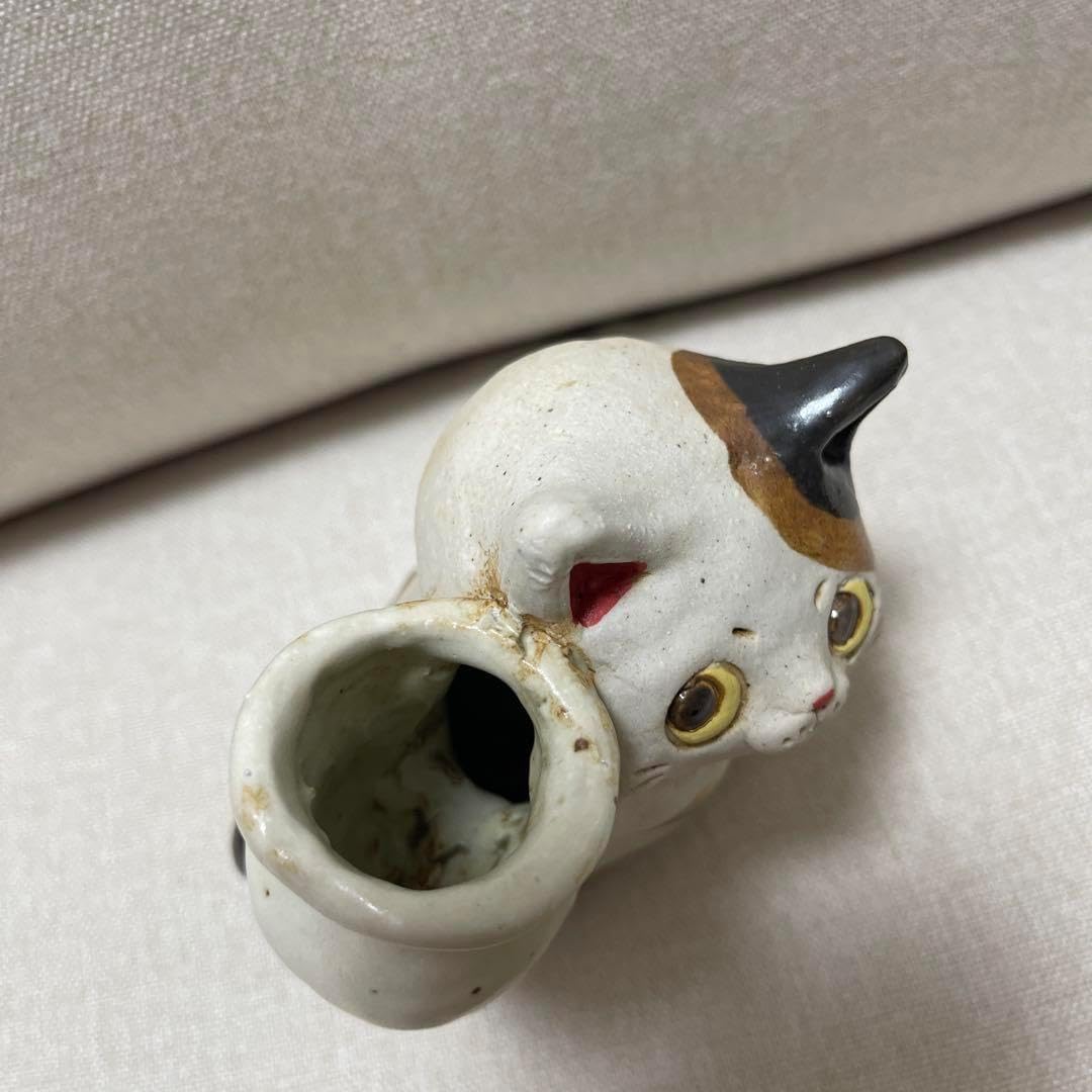 布施猫　布施猫笑店　猫　花器　花瓶　花びん 布施猫 布施猫笑店 猫 花器 花瓶 花びん 陶工房 布施猫笑店 –