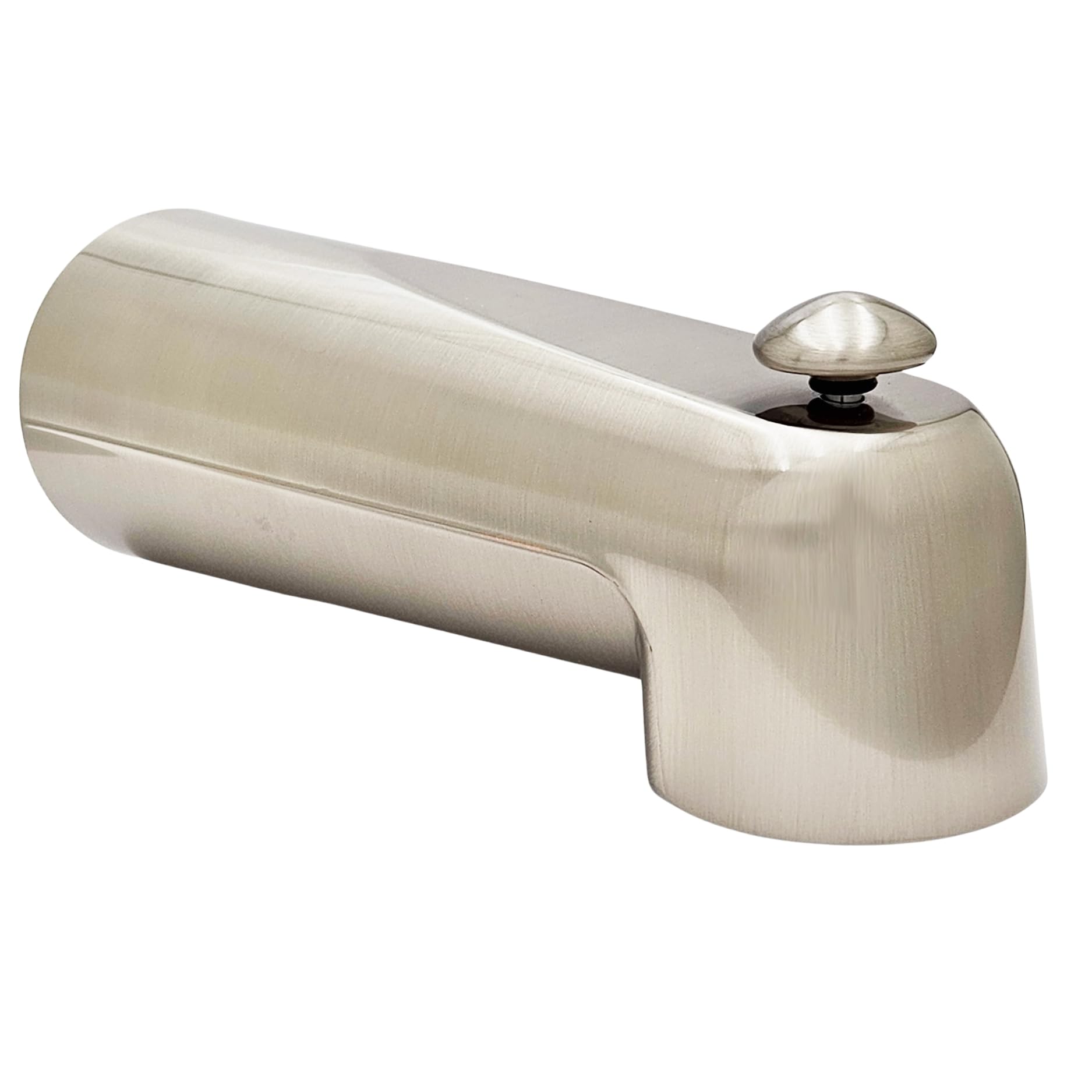 Bec déviateur Westbrass E5074D-1F-07 nickel satiné contre fuites bain