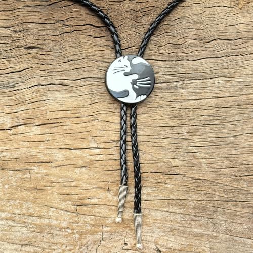 Image of Animal & Plant Bola Tie Bolo Tie Wedding Necklace for Men Women Groomsmen Western Cowboy Necktie