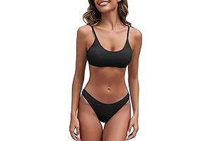Two-Piece Ribbed Bikini Set: A Timeless Style for Summe