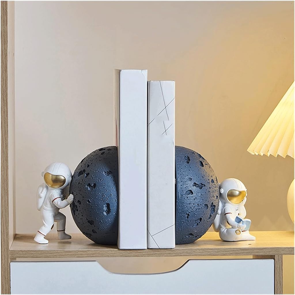 Soporte de Libros Creativo para Astronauta, Almacenamiento de Escritorio para libreros, Regalos para el Día del Maestro, decoración de Soporte para Libros